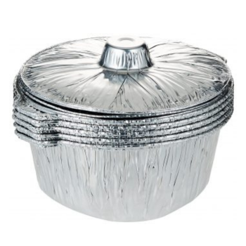 Aluminum Pot with hood (Silver)