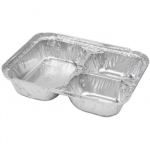 Aluminum Three Comp Containers